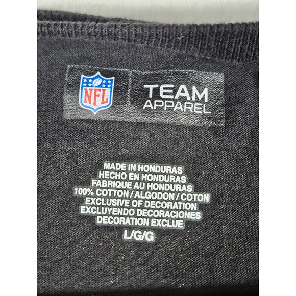 NFL Team Apparel New Orleans Saints 2012 Schedule T-Shirt Mens Large Black K917 - Picture 5 of 9